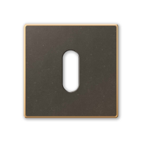 1291/B keyhole escutcheon 50x6mm imperial bronze