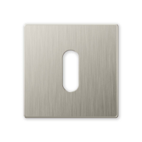 1291/B keyhole escutcheon 50x6mm satin nickel