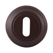 651/B keyhole escutcheon 51x12mm antique bronze