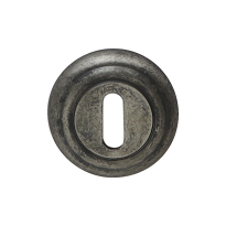 651/B keyhole escutcheon 51x12mm antique chrome