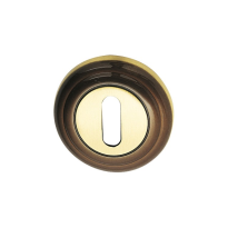 651/B keyhole escutcheon 51x12mm bronze