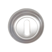 651/B keyhole escutcheon 51x12mm satin chrome