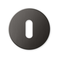 911/B keyhole escutcheon 51x6mm graphite 