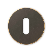 911/B keyhole escutcheon 51x6mm imperial bronze