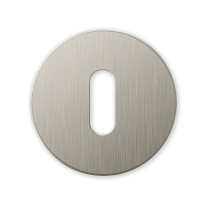 911/B keyhole escutcheon 51x6mm satin nickel