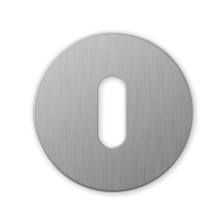 911/B keyhole escutcheon 51x6mm satin chrome