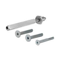 AG0311 fastening kit for door thickness 84 mm
