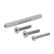 AG0317 fastening kit for door thickness 44 mm