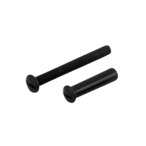 AG0365 wrought iron black sex bolt with sleeve
