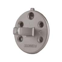 Knob fastener round plate