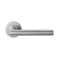 BLA115 door handle on rose