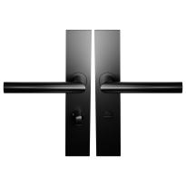 BLA115 door handle on Backplate bathroom 63/8 normal knob