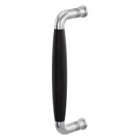 Pull handle Ika satin stainless steel with ebony 207x63mm