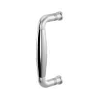Pull handle Ika satin stainless steel/polished stainless steel 157x62mm