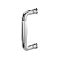 Pull handle Ika polished stainless steel with satin stainless steel 130x60mm