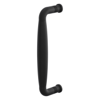 Pull handle Ika black 207x63mm