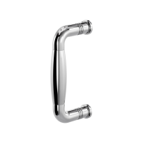 Pull handle Ika polished stainless steel with satin stainless steel