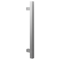 Pull handle satin stainless steel GPF10 30x1600mm height 70mm