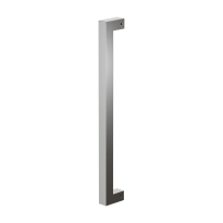 Pull handle satin stainless steel GPF11 22x300mm height 55mm