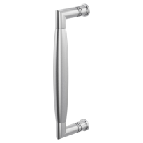 Door pull handle Ika satin stainless steel 207x63mm