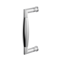 Door pull handle Ika satin stainless steel/polished stainless steel 157x62mm