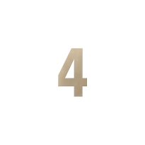 GPF Champagne blend house number 4, 150 mm