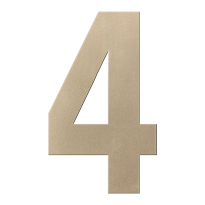 GPF Champagne blend house number 4 XXL, 400 mm