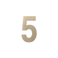 GPF Champagne blend house number 5 L, 200 mm