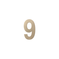 GPF Champagne blend house number 9, 150 mm