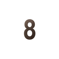 GPF Dark blend house number 8, 150 mm