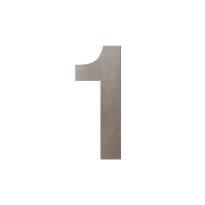 GPF Mocca blend house number 1 XL, 250 mm