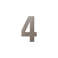 GPF Mocca blend house number 4 L, 200 mm