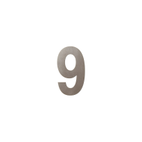 GPF Mocca blend house number 9, 150 mm