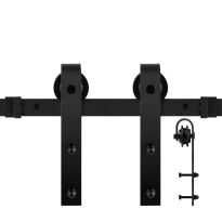 GPF0500.61 sliding door system Lanka black