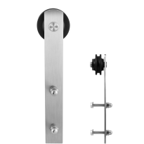 GPF0506.09 single sliding door hanger Sauva stainless steel