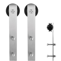 GPF0506.09 sliding door hanger set Sauva stainless steel for the purpose of an extra door