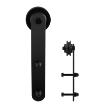 GPF0507.61 single sliding door hanger Varsi black