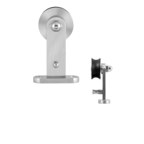 GPF0512.09 single sliding door hanger Kiva stainless steel