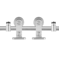 GPF0514.09 sliding door system Singleton stainless steel 200 cm
