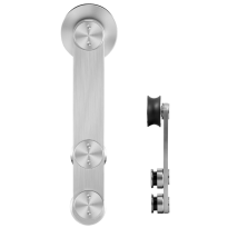 GPF0515.09 single sliding door hanger Linja stainless steel