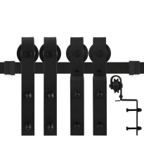 GPF0530.61 sliding wardrobe door system Lanka black
