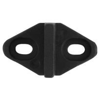 GPF0583.61 floor guide black for sliding door systems