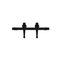 GPF0604.61 sliding door system Nuoli mini black