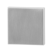 GPF0900.02 blind rose 50x50x8mm satin stainless steel