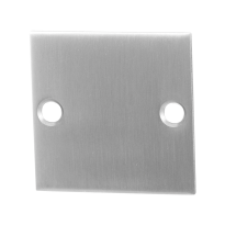 GPF0900.08 blind rose 50x50x2mm satin stainless steel