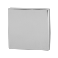GPF0900.42 blind rose 50x50x8mm polished stainless steel