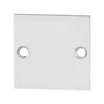 GPF0900.48 blind rose 50x50x2mm polished stainless steel