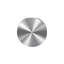 GPF0900VR blind rose 53x6mm satin stainless steel