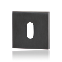GPF0901.02P1 keyhole escutcheon 50x50x8mm PVD anthracite