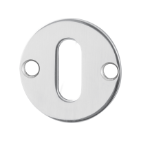 GPF0901.47 keyhole escutcheon 38x2mm polished stainless steel